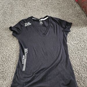 Fox Black V-Neck Women's Tee